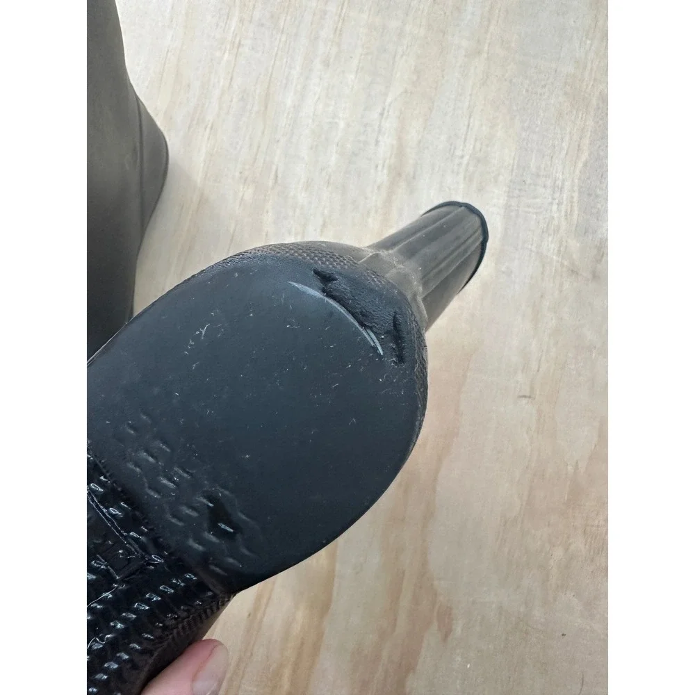 Hunter Kids First‎ Classic Rain Boots Matte Black Rubber Size 13 US 1 UK EU 32